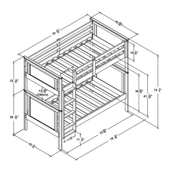 Orbelle Bunkbed Model 302