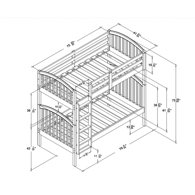 Orbelle Bunkbed Model 450