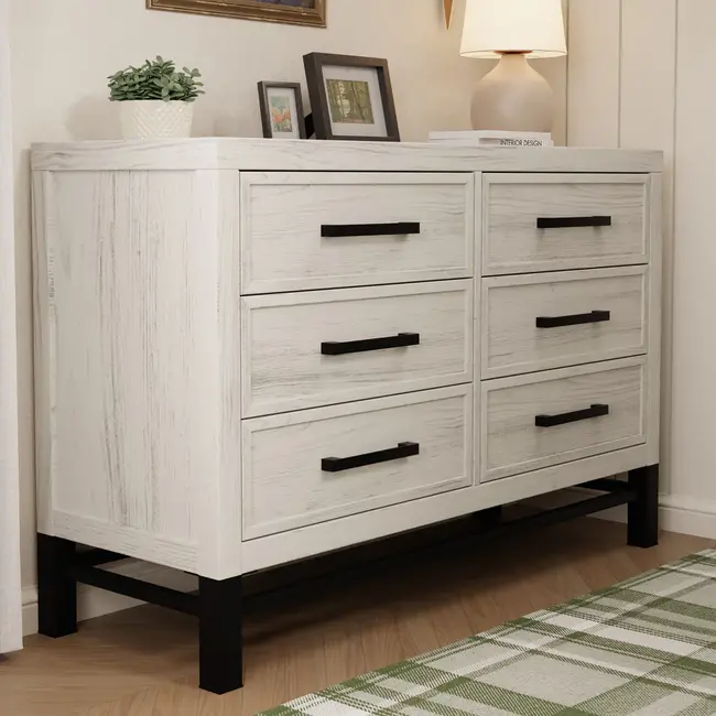 Monogram By Namesake Newbern 6-Drawer Assembled Dresser