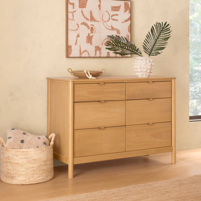 Baby Letto Bondi 6 Drawer Assembled Dresser In Honey