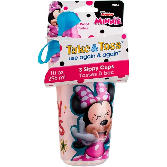Tomy T & T 10z Sippy Cups 3 Pk