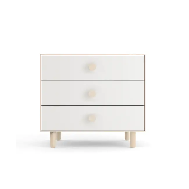 Oeuf Moss 3 Drawer Dot Dresser Birch