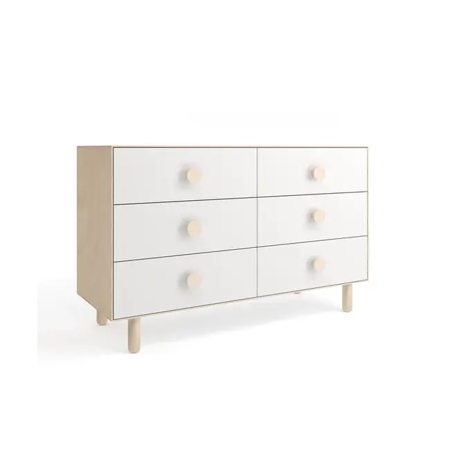 Oeuf Moss 6 Drawer Dot Birch