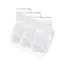 MeMoi Infant Ribbed Non Skid Ankle Socks White-White-White 3 Pack