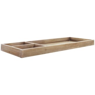 Monogram By Namesake Monogram By Namesake  Emory Farmhouse Universal Changing Tray In Driftwood Finish