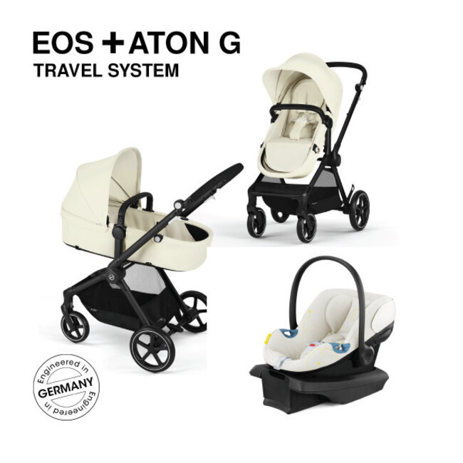 Cybex Eos 2 In Stroller With Cybex Aton G Gar Seat