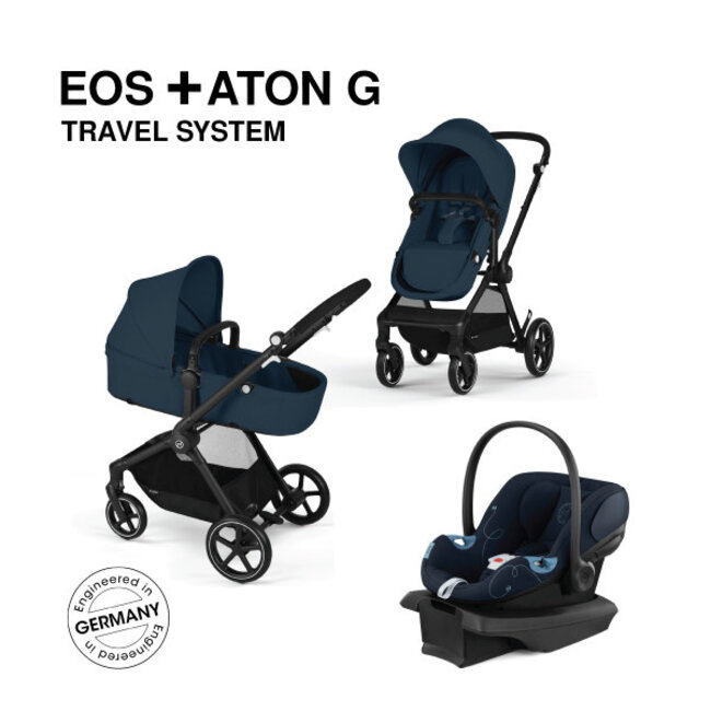 Cybex Eos 2 In Stroller With Cybex Aton G Gar Seat