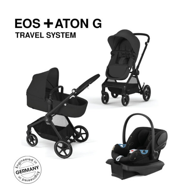 Cybex Eos 2 In Stroller With Cybex Aton G Gar Seat