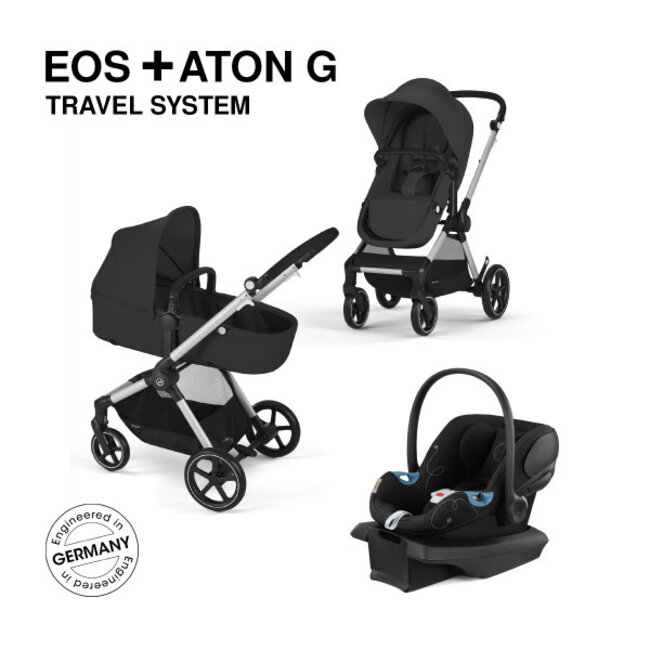 Cybex Eos 2 In Stroller With Cybex Aton G Gar Seat