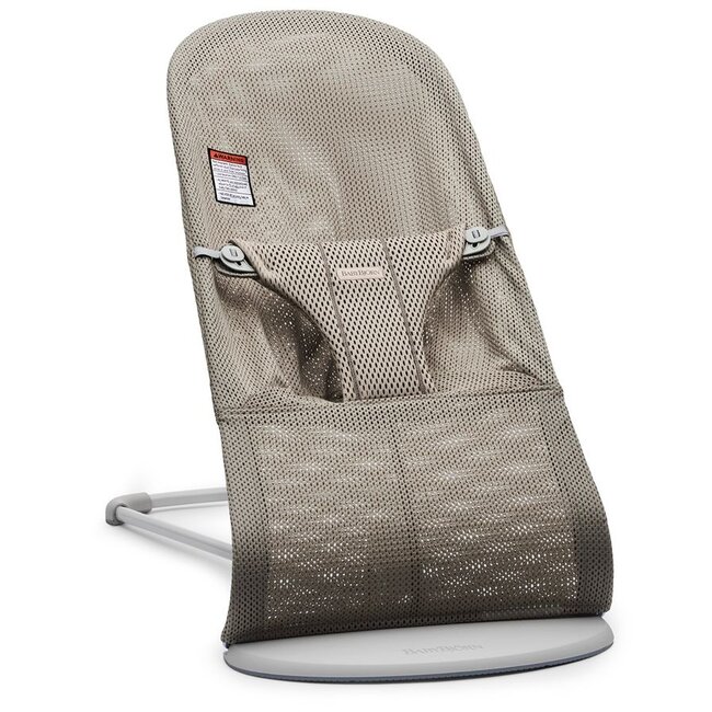 BabyBjorn Bouncer Bliss Light Gray Frame 0-2 Years