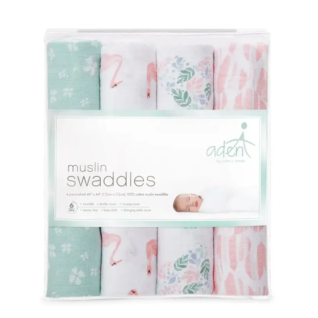 aden + anais Muslin Swaddles (4 Pack)