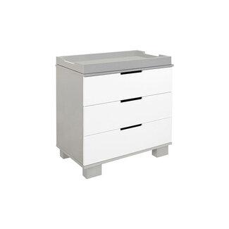 Baby Letto Baby Letto Modo -Drawer Changer Dresser with Removable Changing Tray Grey/ White