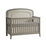 Natart Signature Series Palo 5 In 1 Convertible Crib With Boucle Beige Fabric