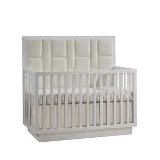 Natart Signature Series Natart Signature Series Como 5 In 1 Convertible Crib With Boucle Beige Fabric
