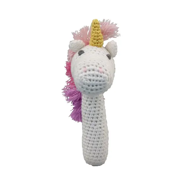 Zubels Unicorn Crochet Baby Rattle