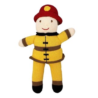 Zubels Zubels Frank The Fireman Knit Doll