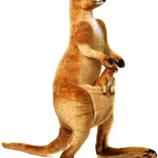 Vihart Vihart Kari The Kangaroo and Joey 38 Inch Stuffed Animal Plush