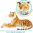 Vihart Rohit the Orange Bengal Tiger 46 Inch Stuffed Animal Plush