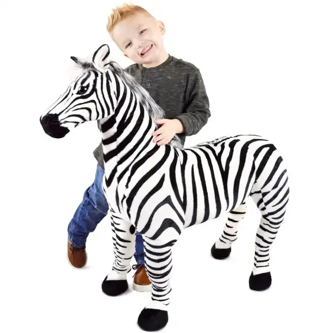 Vihart Zelassie The Zebra 31 Inch Stuffed Animal Plush