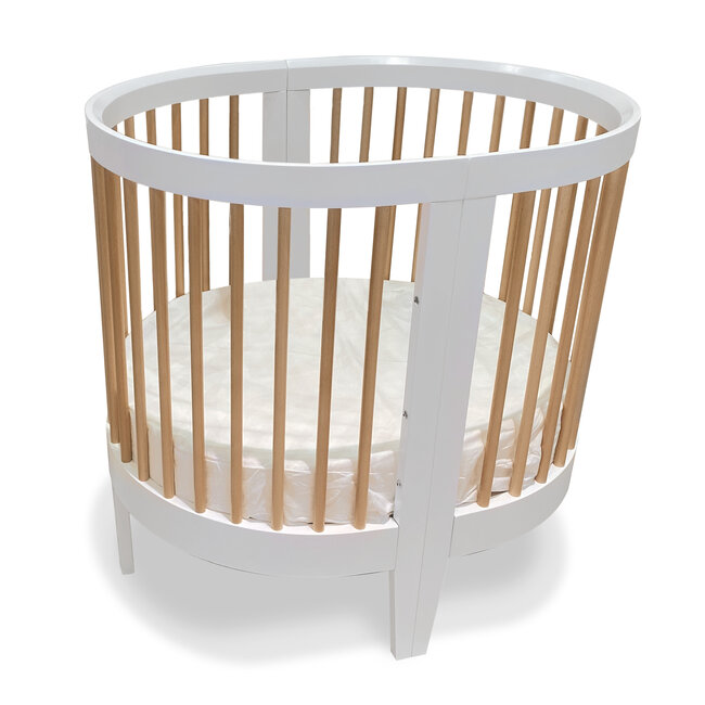 Pali Roma Cradle White - Comes with Mattress and Sheet