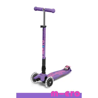 Micro Micro Maxi Deluxe Foldable LED Scooter (Ages 5-12 Years)