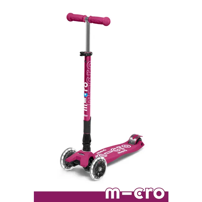 Micro Maxi Deluxe Foldable LED Scooter (Ages 5-12 Years)