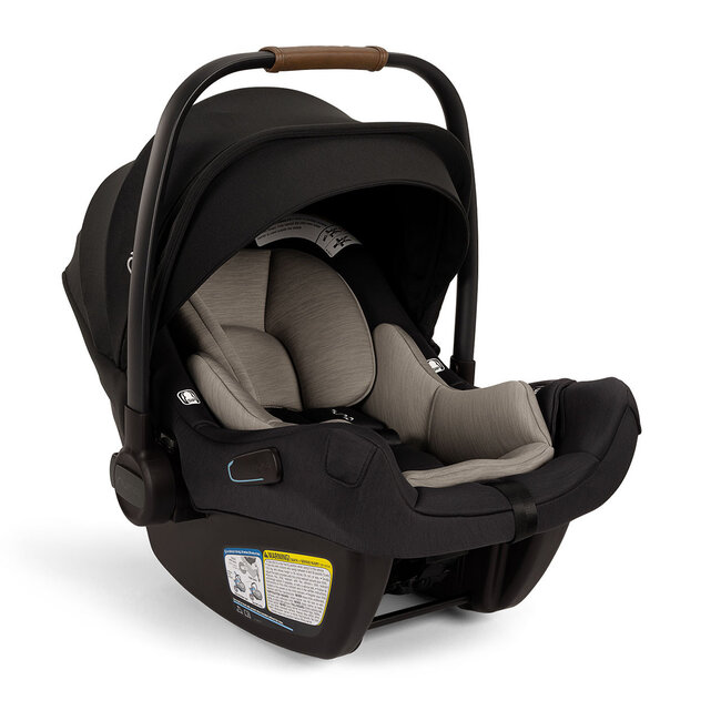 Nuna Pipa Aire Infant Car Seat With Base In Caviar