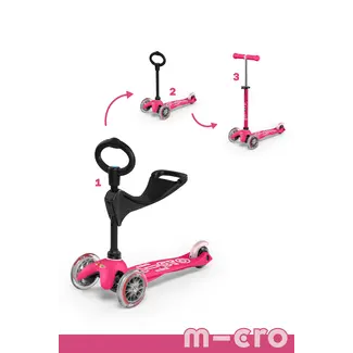 Micro Micro Mini 3 In 1 Deluxe With Seat Scooter (Ages 1-5 Years)