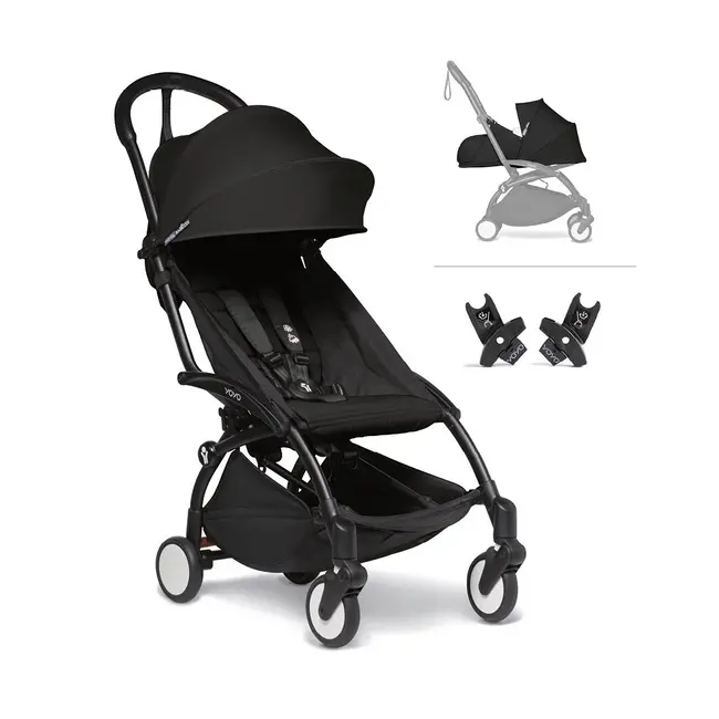 Stokke YOYO² stroller from newborn to toddler – Black on Black