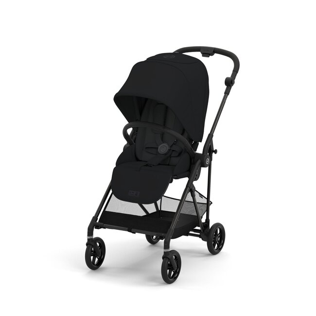 Cybex Melio Carbon 3 Stroller In Moon Black