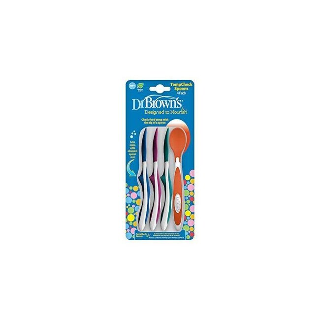 Dr. Brown Temp Sensitive Spoons, 4-Pack