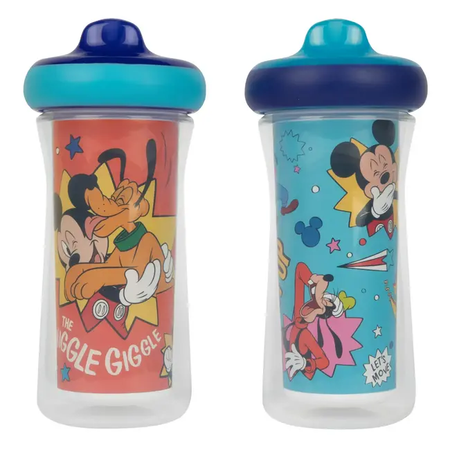 The First Year's Mickey Insulated 9 Oz Sippy Cups 2 PK