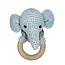Zubels Elephant Bamboo Crochet Woodring