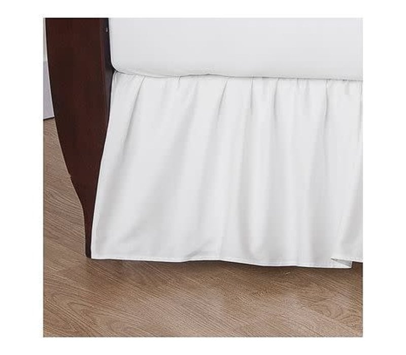 American Baby American Baby Crib Dust Ruffle Skirt In White