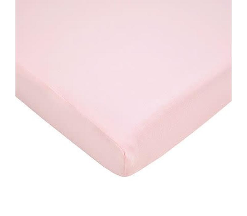 American Baby American Baby Knit Porta Crib Sheet In Pink