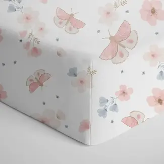 Living Textile Living Textile Cotton Jersey Fiited Sheet- Fly Away