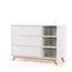 Dadada Central Park 3 Drawer Dresser, Three Shelves Dresser