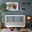 Dadada Jolly 3 In Convertible Crib In White/Natural