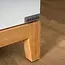 Dadada Lala Little 3 Drawer Dresser In White/Red Oak