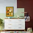 Dadada Lala Big 6 Drawer Dresser White/Red Oak