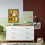 Dadada Lala Big 6 Drawer Dresser White/Red Oak