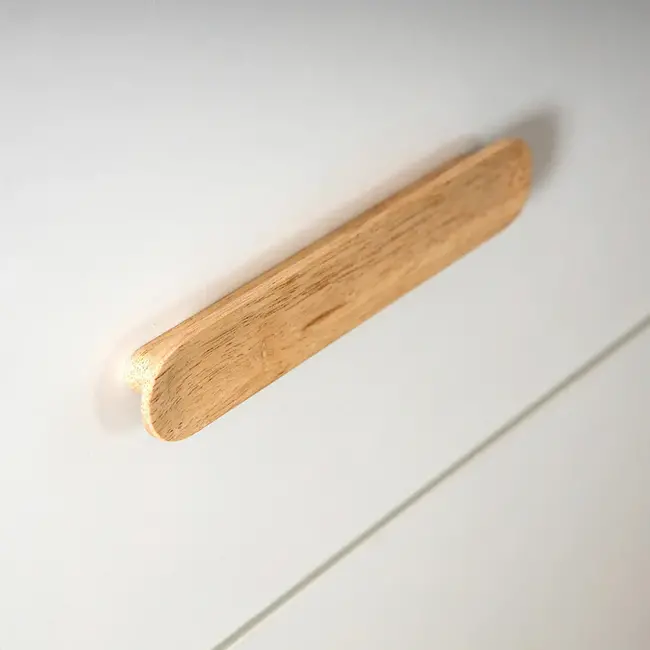 Dadada Lala Big 6 Drawer Dresser White/Red Oak