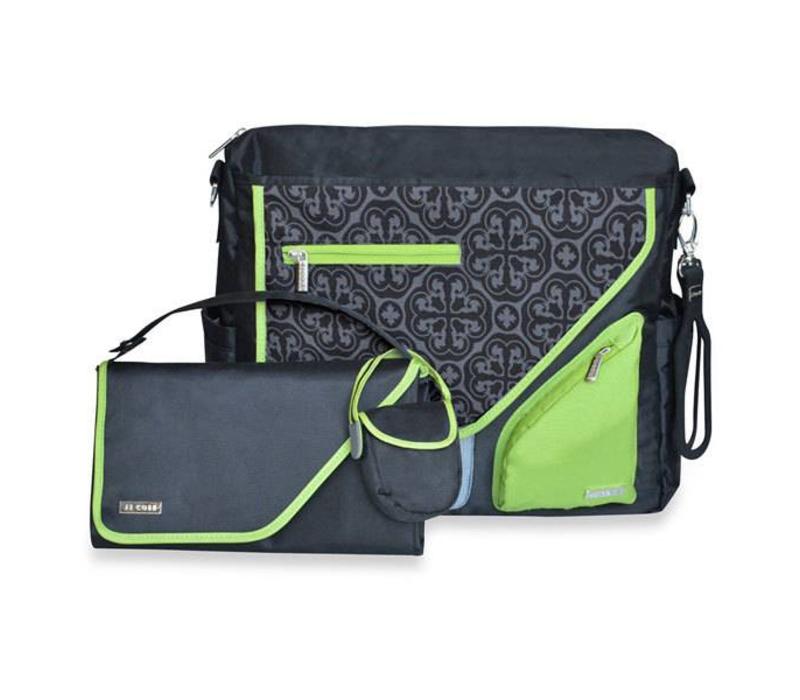 Jj Cole Collections Metra Diaper Bag Midnight Clover