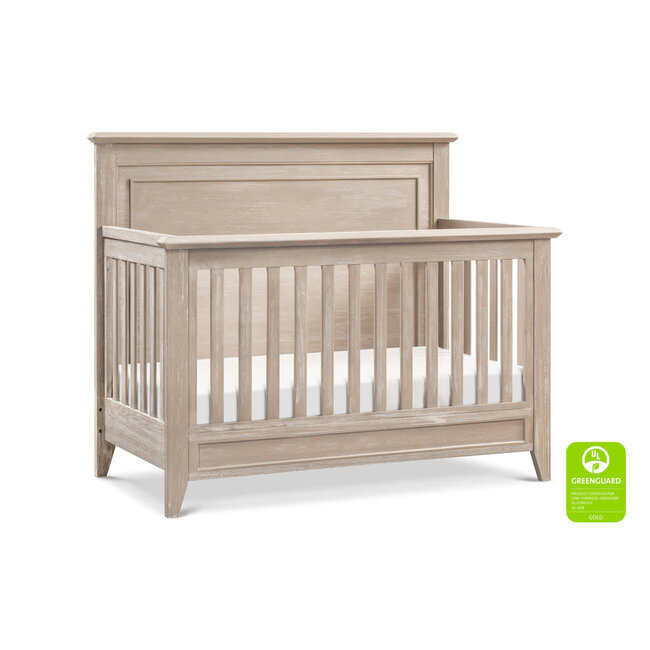 Monogram By Namesake Beckett Rustic 4-in-1 Convertible Flat Top Crib Sandbar