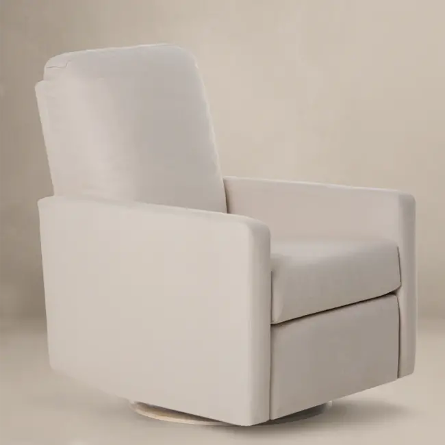 Oilo Drew Manual Recliner & Swivel Nursery Glider With Metal Base