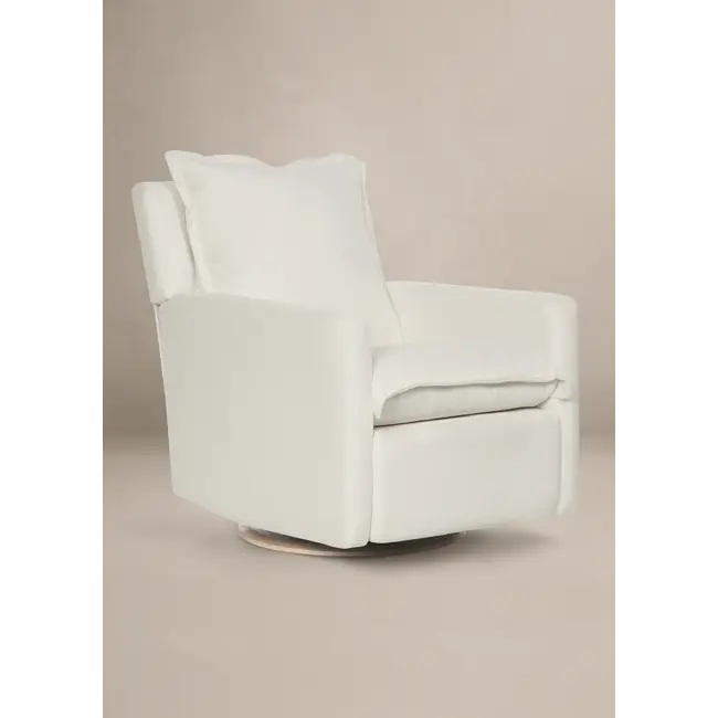 Oilo Flynn Manual Recliner & Swivel Nursery Glider With Metal Base