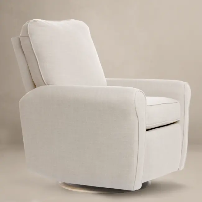 Oilo Orly Manual Recliner & Swivel Nursery Glider With Metal Base