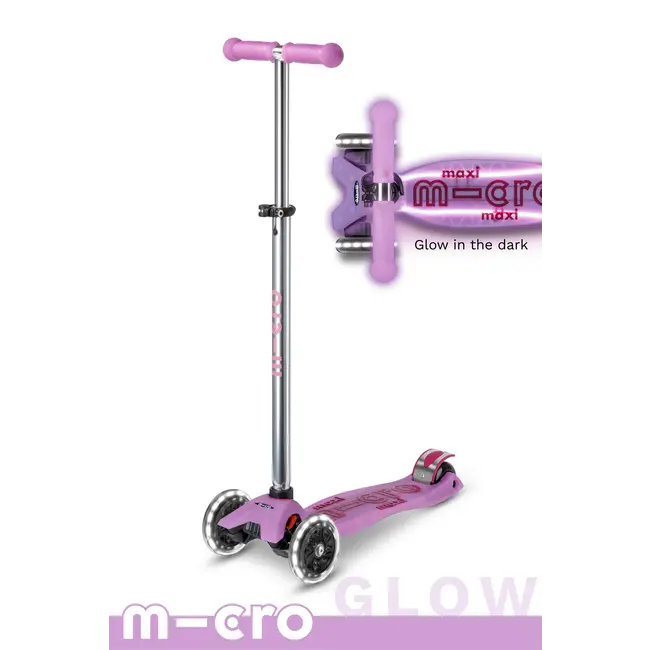 Micro Maxi Deluxe Glow LED Plus Scooter  (Ages 5-12 Years)