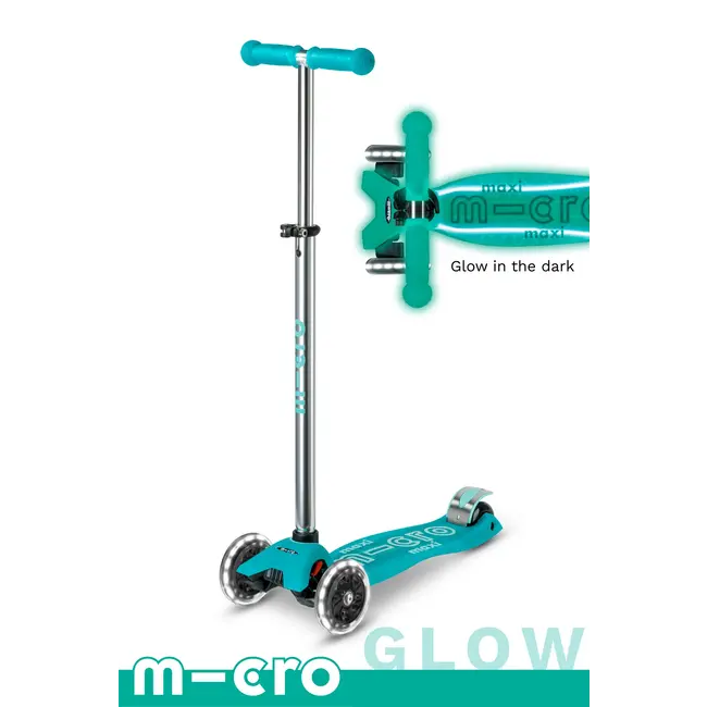 Micro Maxi Deluxe Glow LED Plus Scooter  (Ages 5-12 Years)