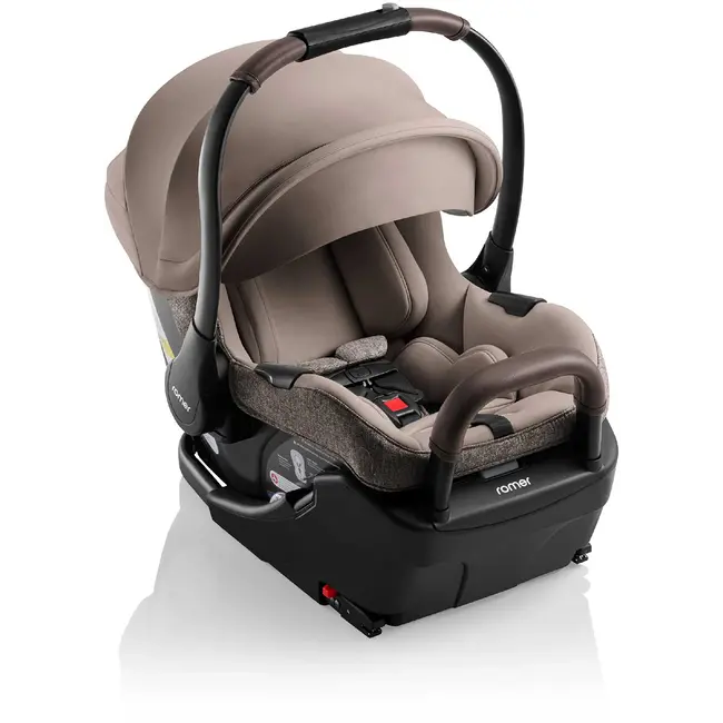 Romer Juni Infant Car Seat with Versa Base, SecureLoc Technology, Luxury Cover,